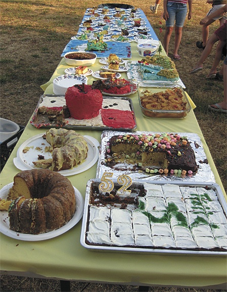 Cake Contest: A mile's worth of delicious baked bounty.