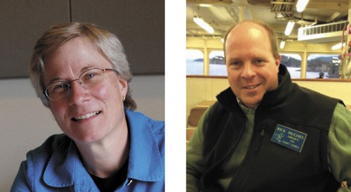 Left to right: Lisa Byers and Rick Hughes.