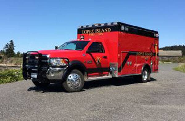 Lopez's new ambulance