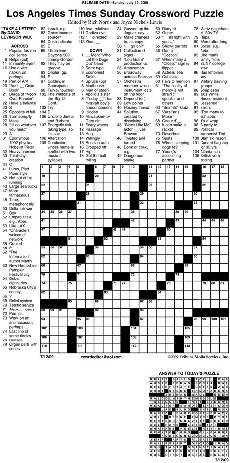 Islands Weekly Crossword Puzzle