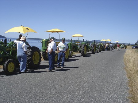 A look at a previous tractor tour on Lopez