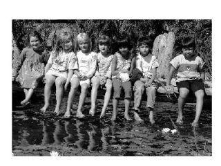 Children on a Nature Exploration Adventure as part of a previous KSW.
