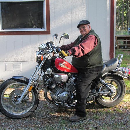 Ken Weeks on his Yamaha