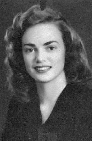 Left photo: Joan MacLeod in 1947; bottom photo: Joan Congdon in 2009