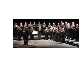 Singers in the Orcas a Cappella will perform on Lopez Dec. 5.