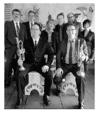 Members of the band Rat City Brass.