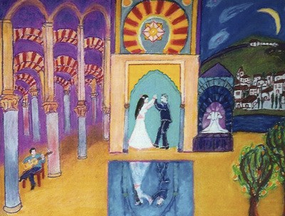 One of David Blum’s works of art that appears in his film  “Appointment with the Wise Old Dog - Dream Images in a Time of Crisis.”