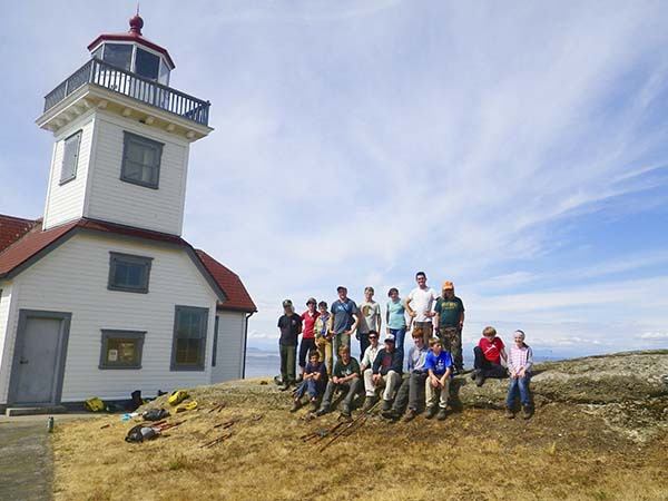 LICC with SJICC at Patos Island Lighthouse