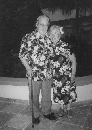Ted with his wife Mary Jane.
