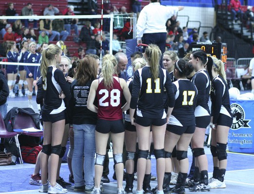 The Lopez Island Volleyball team traveled to the Yakima Valley SunDome