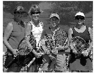 Women’s doubles finalists