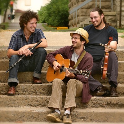 The three members of the traditional Quebec music group will perform at the Lopez’s Woodman Hall