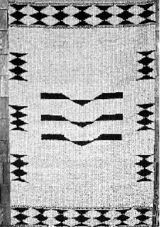 Above: Rug by Debbie Hayward woven of Lopez wool in the traditional