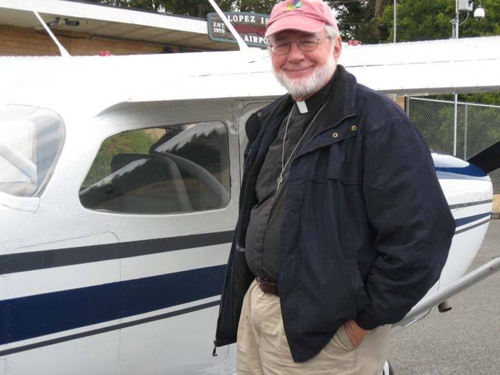 The “flying’ Pastor John Lindsay is now retiring