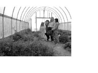 Young gardeners at the Lopez School.