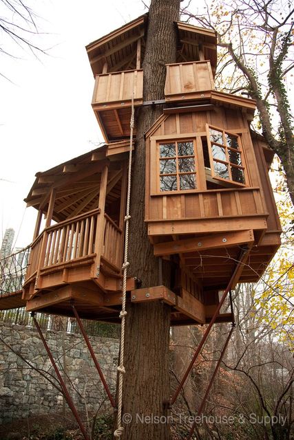Contributed photoAbove: One of the vertical homes from Nelson Treehouse.