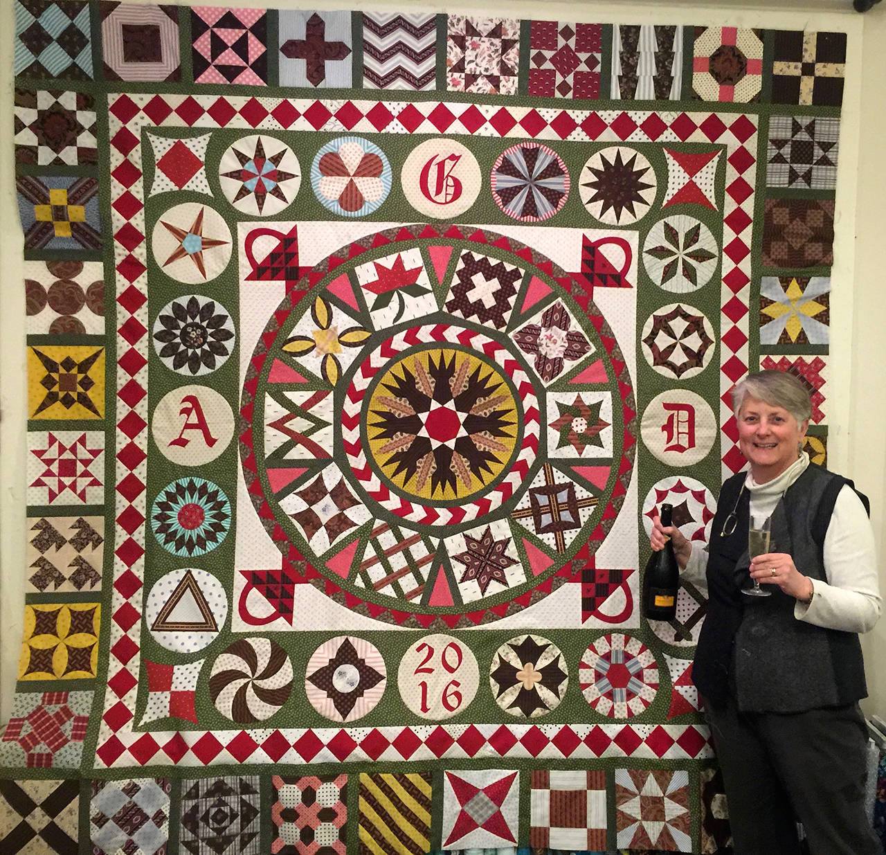 1876 Centennial Quilt unveiled May 6