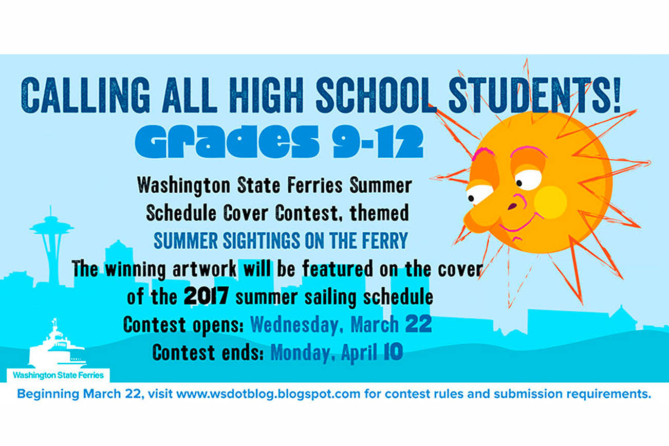 Washington State Ferries’ summer schedule cover contest Islands' Weekly