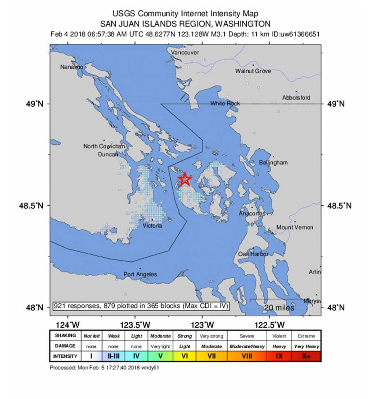 3.1-magnitude earthquake hits San Juan Islands