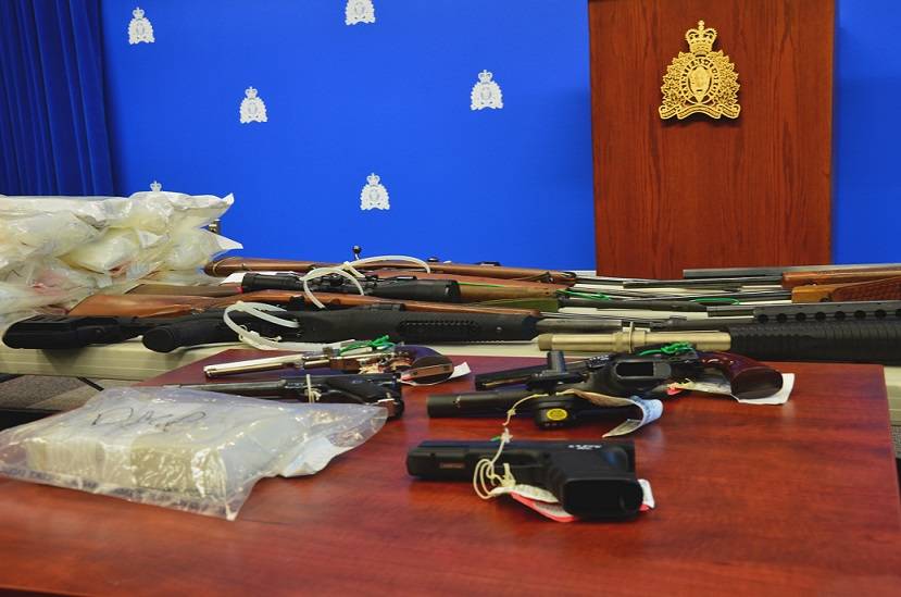 Contributed photo/Royal Canadian Mounted Police                                Items seized from the alleged Canadian smuggler.