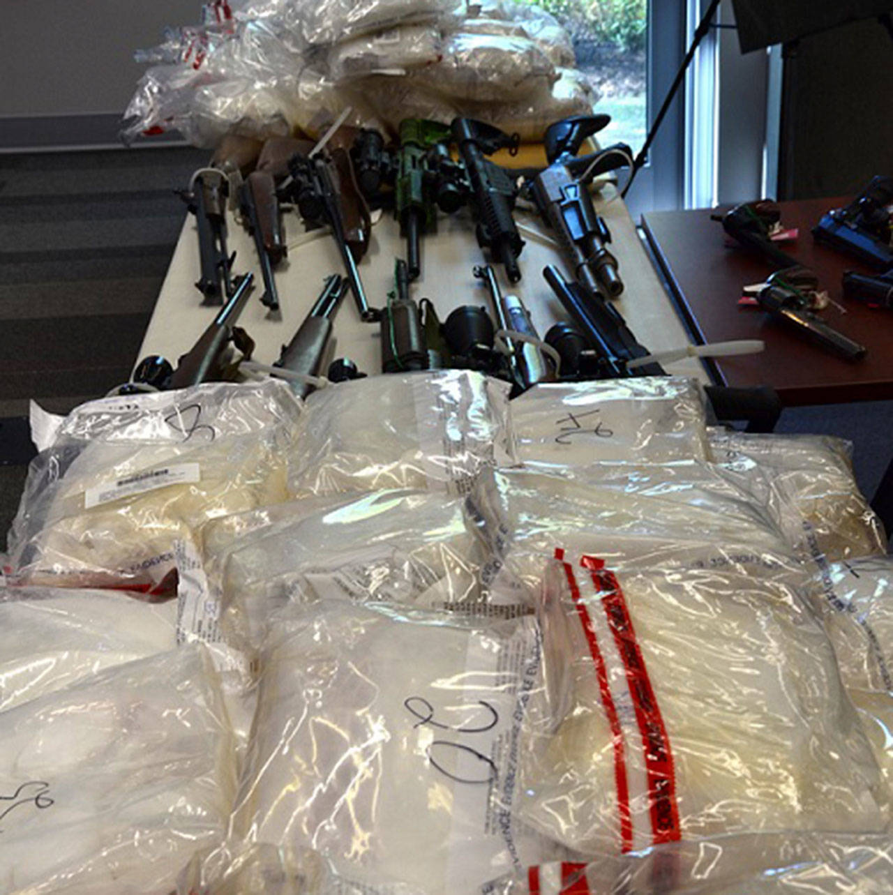 Contributed photo/Royal Canadian Mounted Police                                Items seized from the alleged Canadian smuggler.