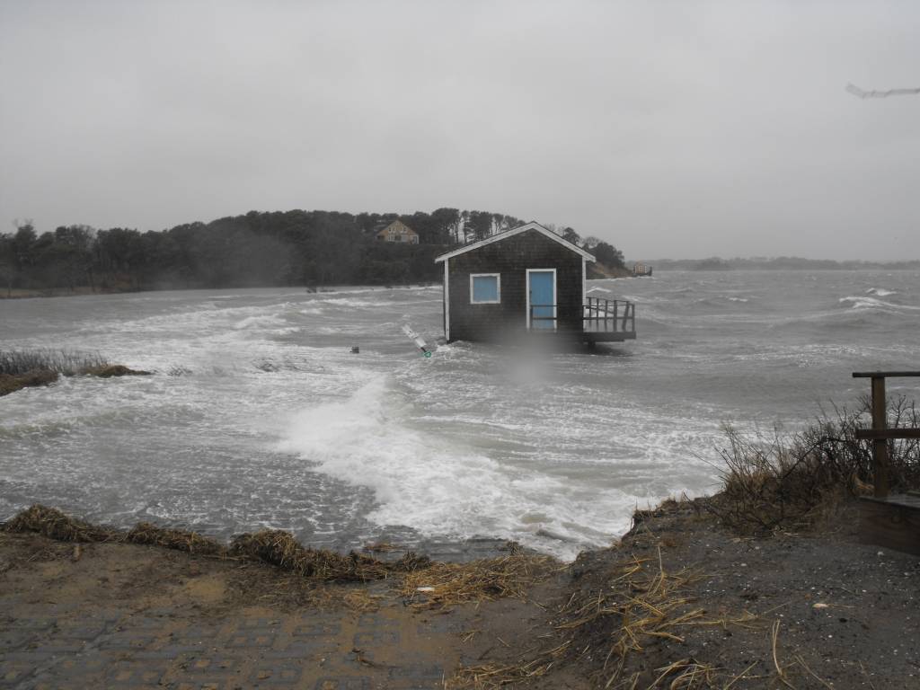 Contributed photo/Washingtonseagrant                                A house swallowed by the tides.