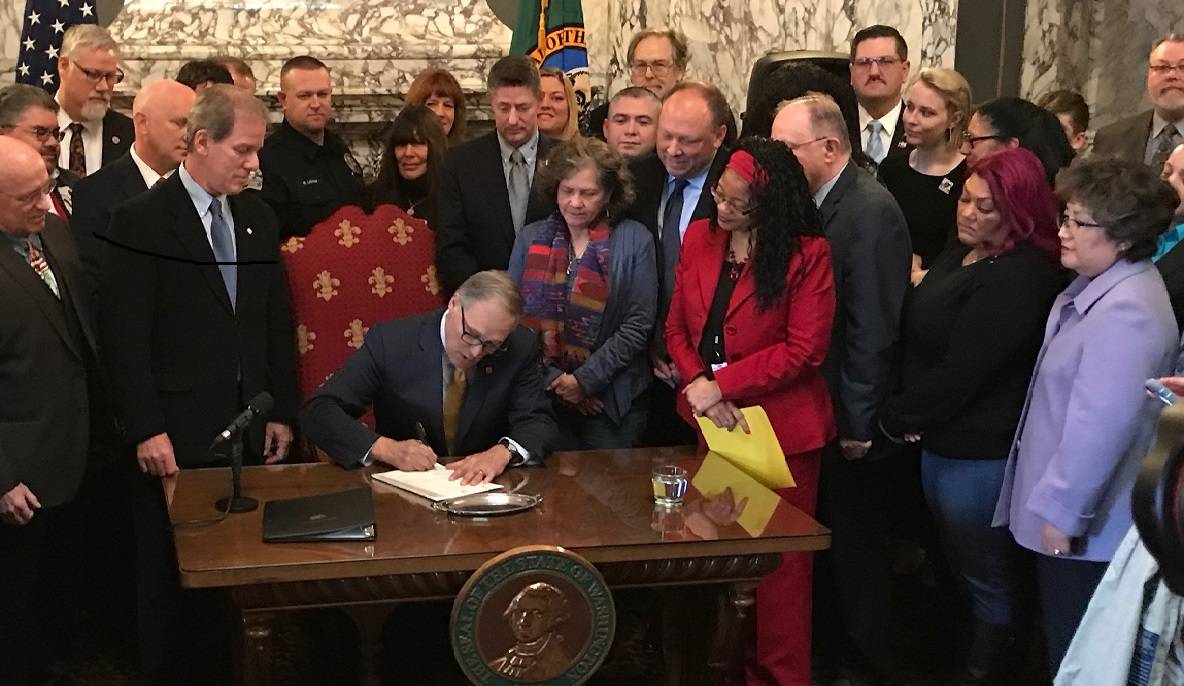 Governor signing first bill of the year into law