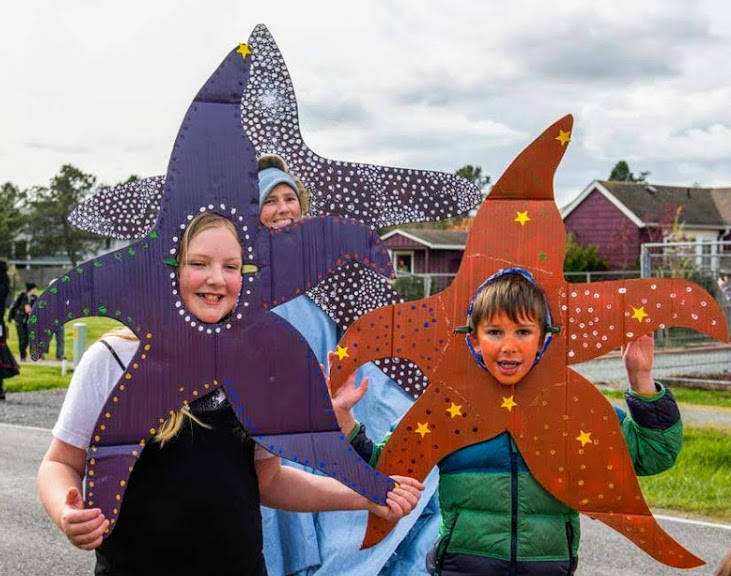 Contributed photo/Heather Harrison                                Seastars ready for last year’s Procession.