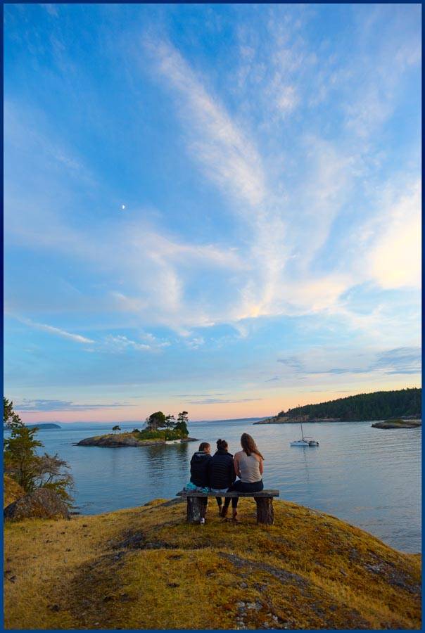 Contributed photo/Gregg Blomberg                                A view from Stuart Island.