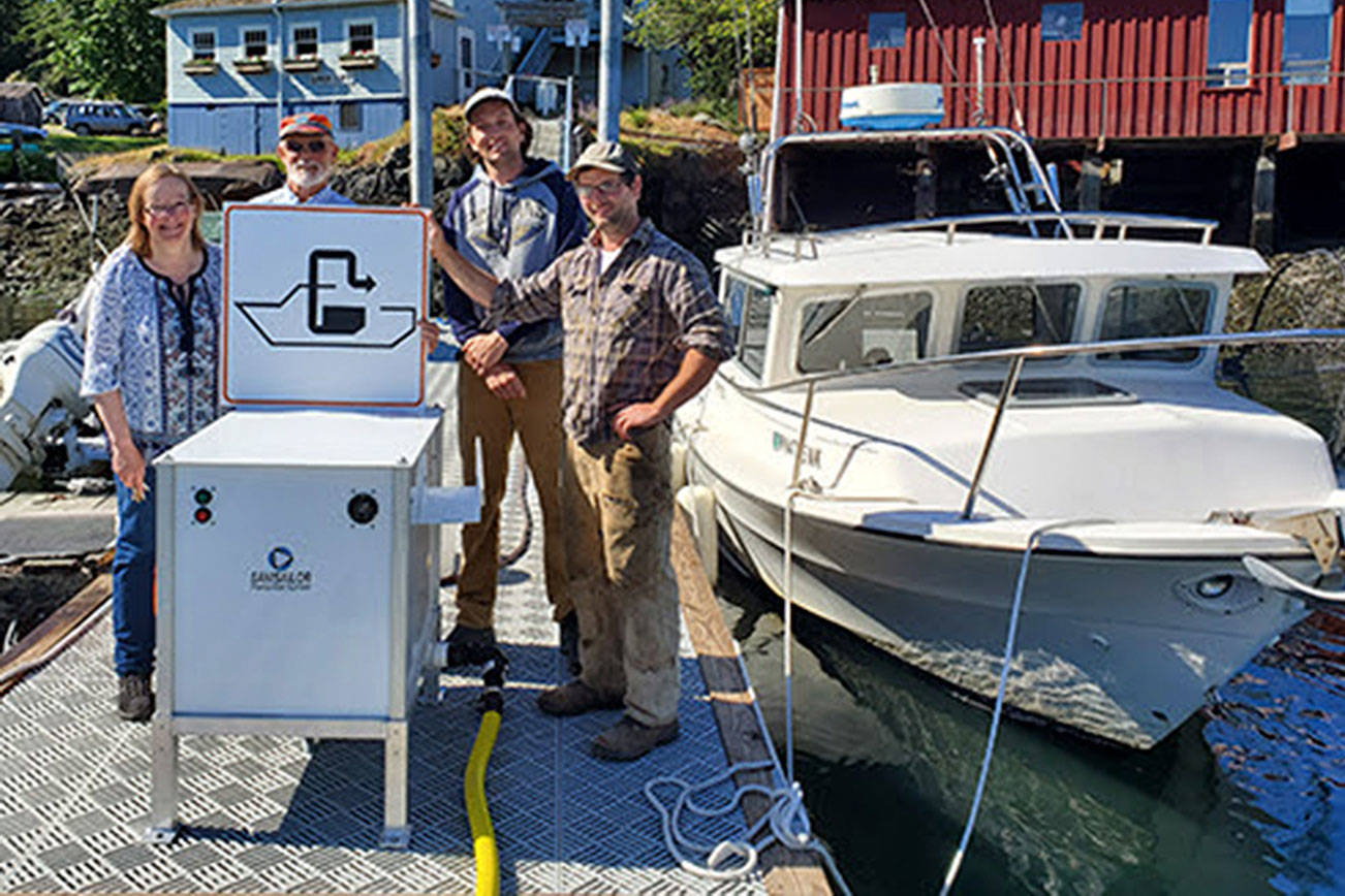New pumpout facility serves recreational boaters in the San Juan Islands