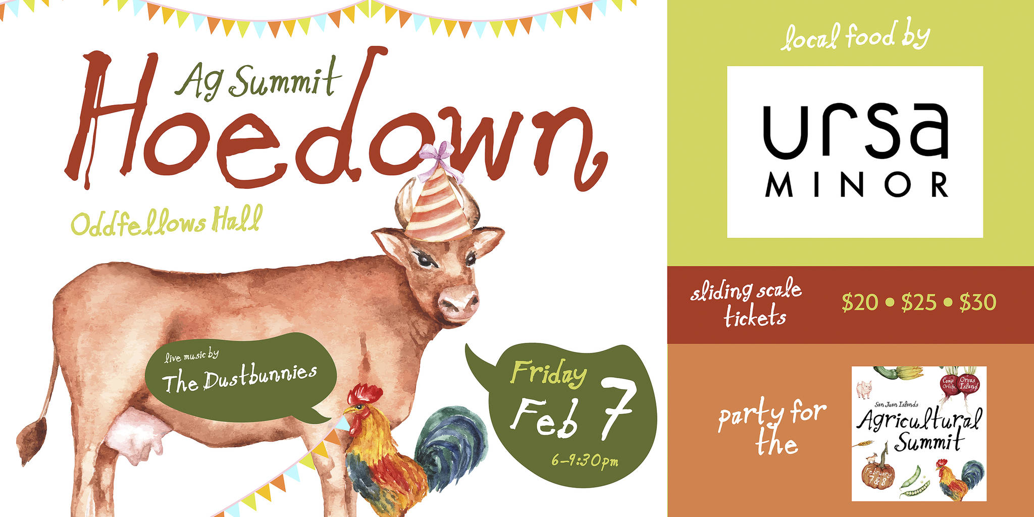 Support local agricultural with a delicious winter meal and live music at Oddfellows