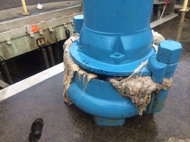 Pipe blockage. (Contributed photo.)