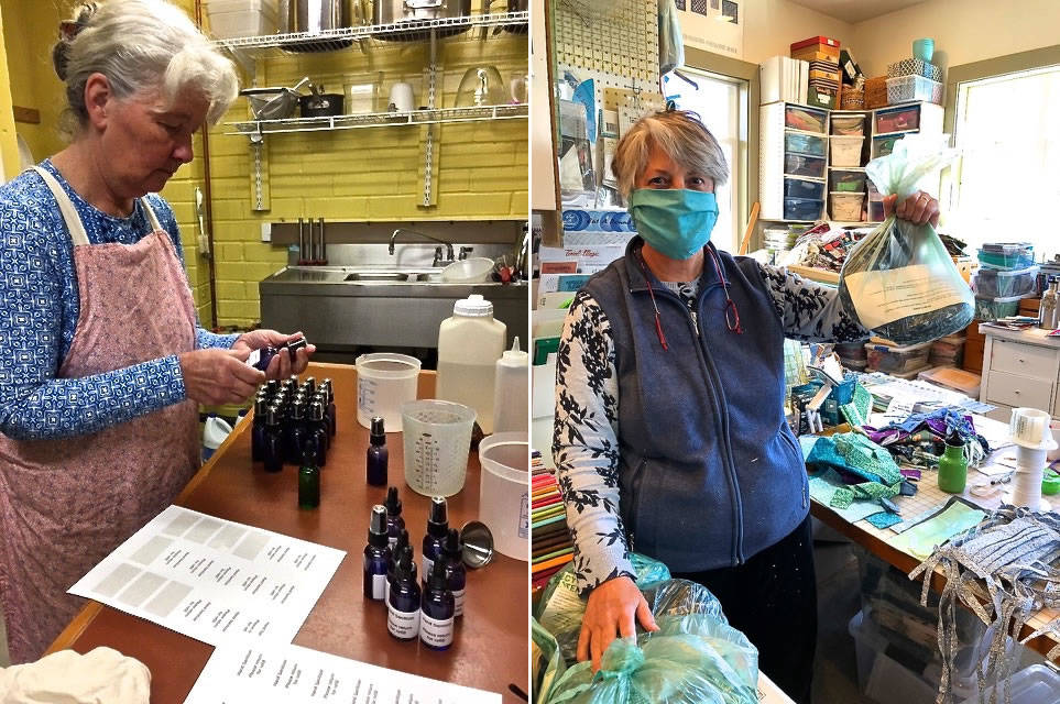 Contributed photo                                Denise Clark and Anne Dawson.