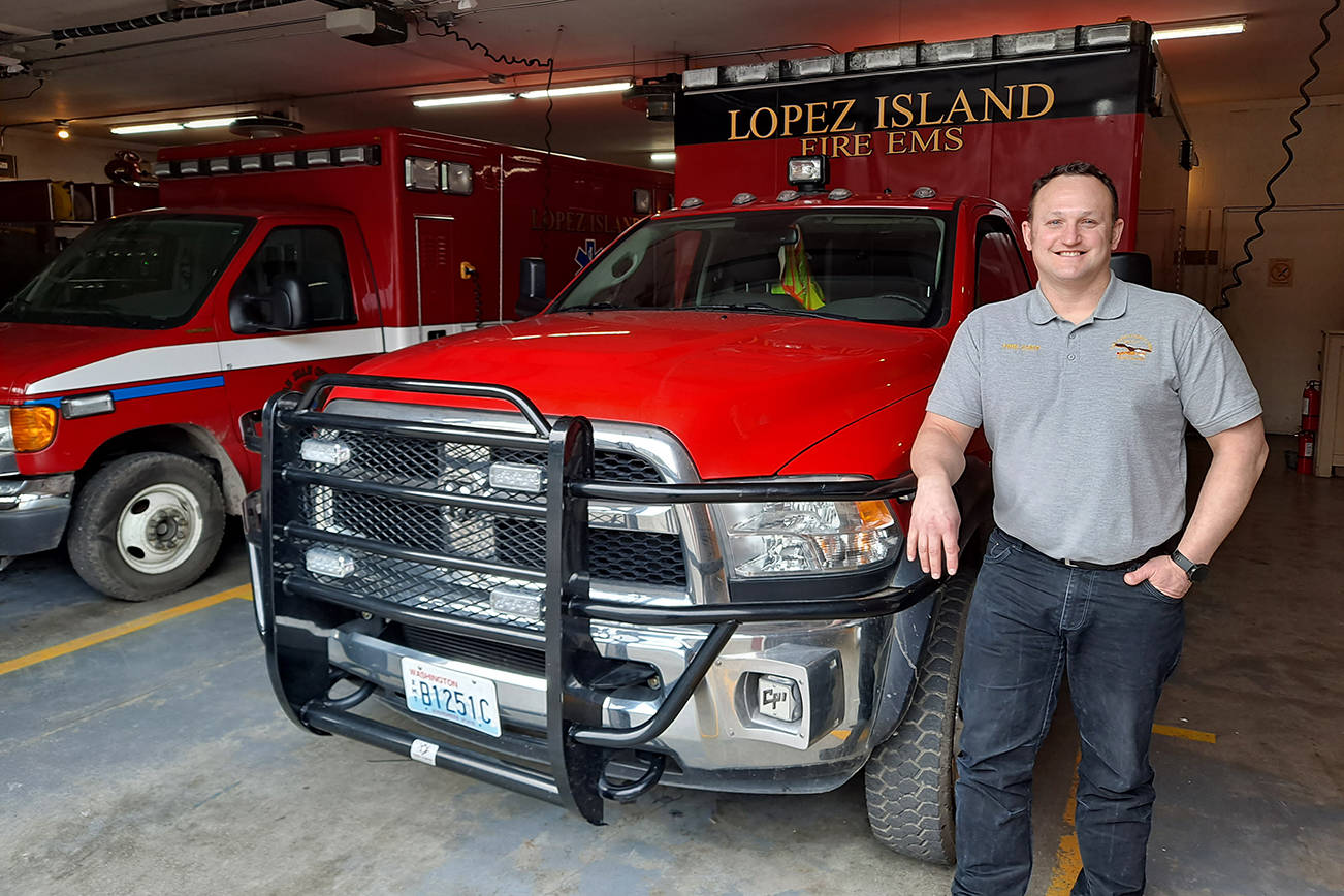 Contributed photo
Lopez Island Fire Chief Adam Bigby.