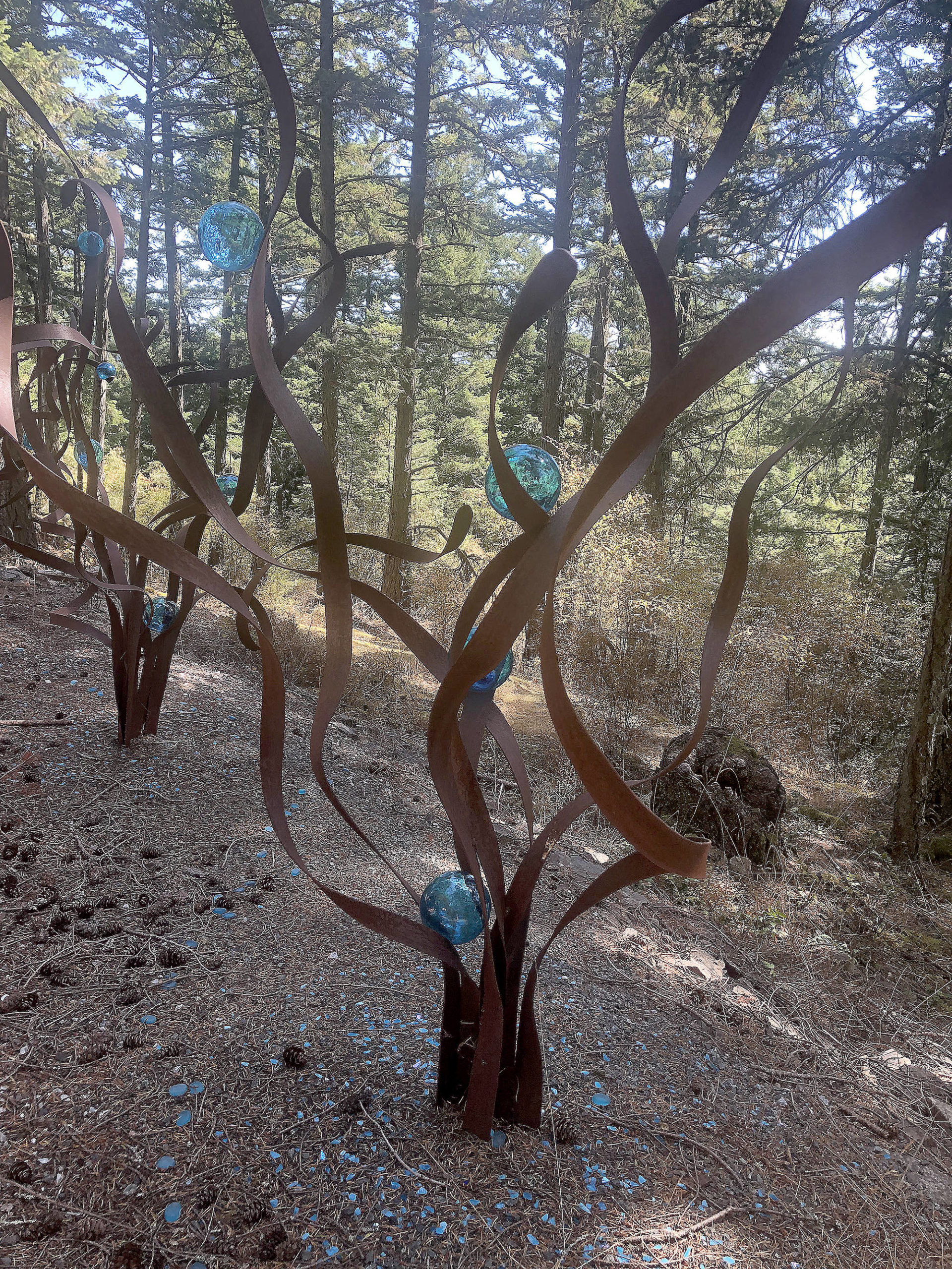Colleen Smith/staff photo
Sea kelp sculpture by Lynda Ransley.