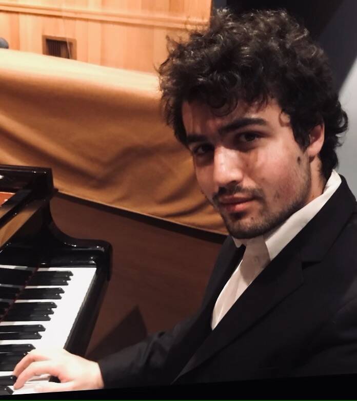 Gavin Sol Goodrich piano concert at Lopez Center, July 22