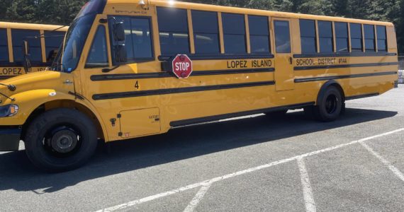 Contributed photo
The new electric school bus was purchased with a $325,000 grant from the Washington Department of Ecology that covers the cost difference between an all-electric bus and a comparable diesel bus.