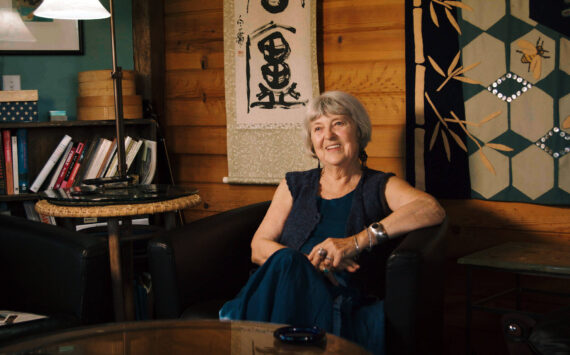 Patty Ward in her home.
