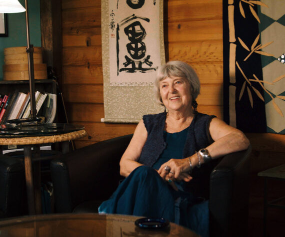 Patty Ward in her home.