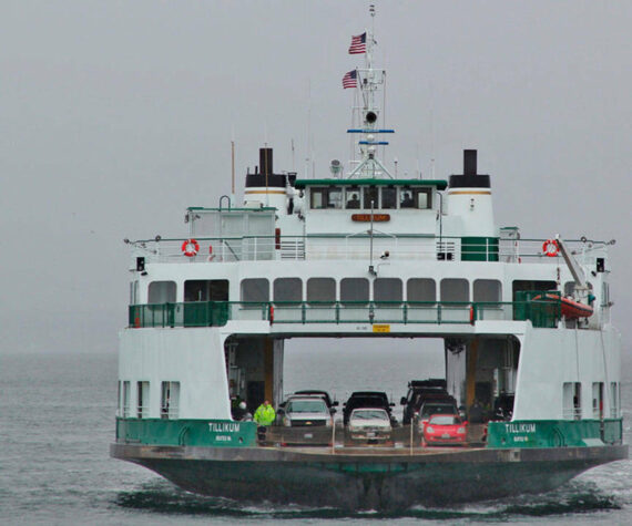 Show of appreciation for ferry workers