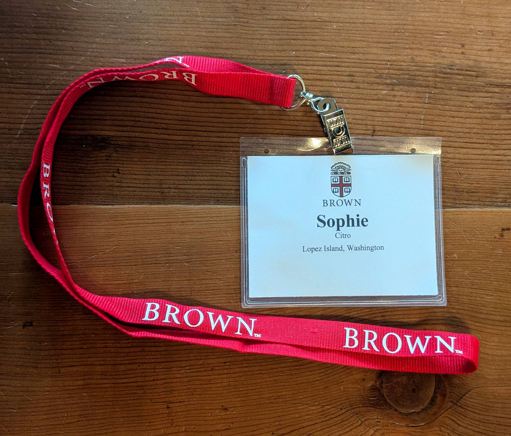 Name tag
