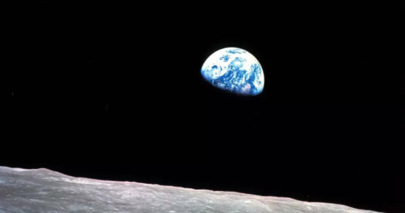 “Earthrise” by William Anders courtesy of NASA.