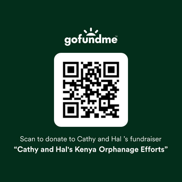 GoFundMe QR code.