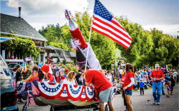 Photo by Krista Stovall with Giant Creative Commerce.
Fourth of July float.