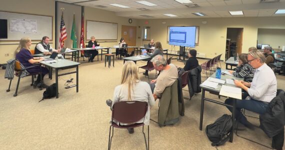 Darrell Kirk photo.
San Juan County Council meeting.