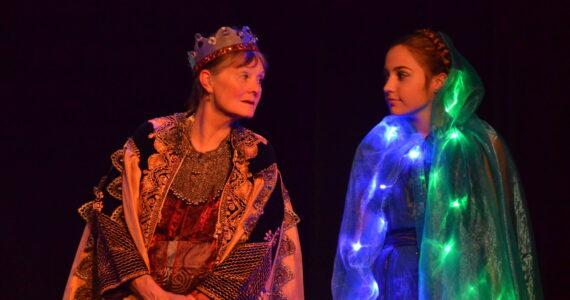 Darrell Kirk photo.
Rosie Summer (left) as Prospera and Siri Dye as Ariel in “The Tempest ” in 2014.