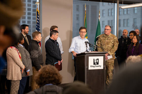 Contributed photo.
Gov. Ferguson at a press conference.