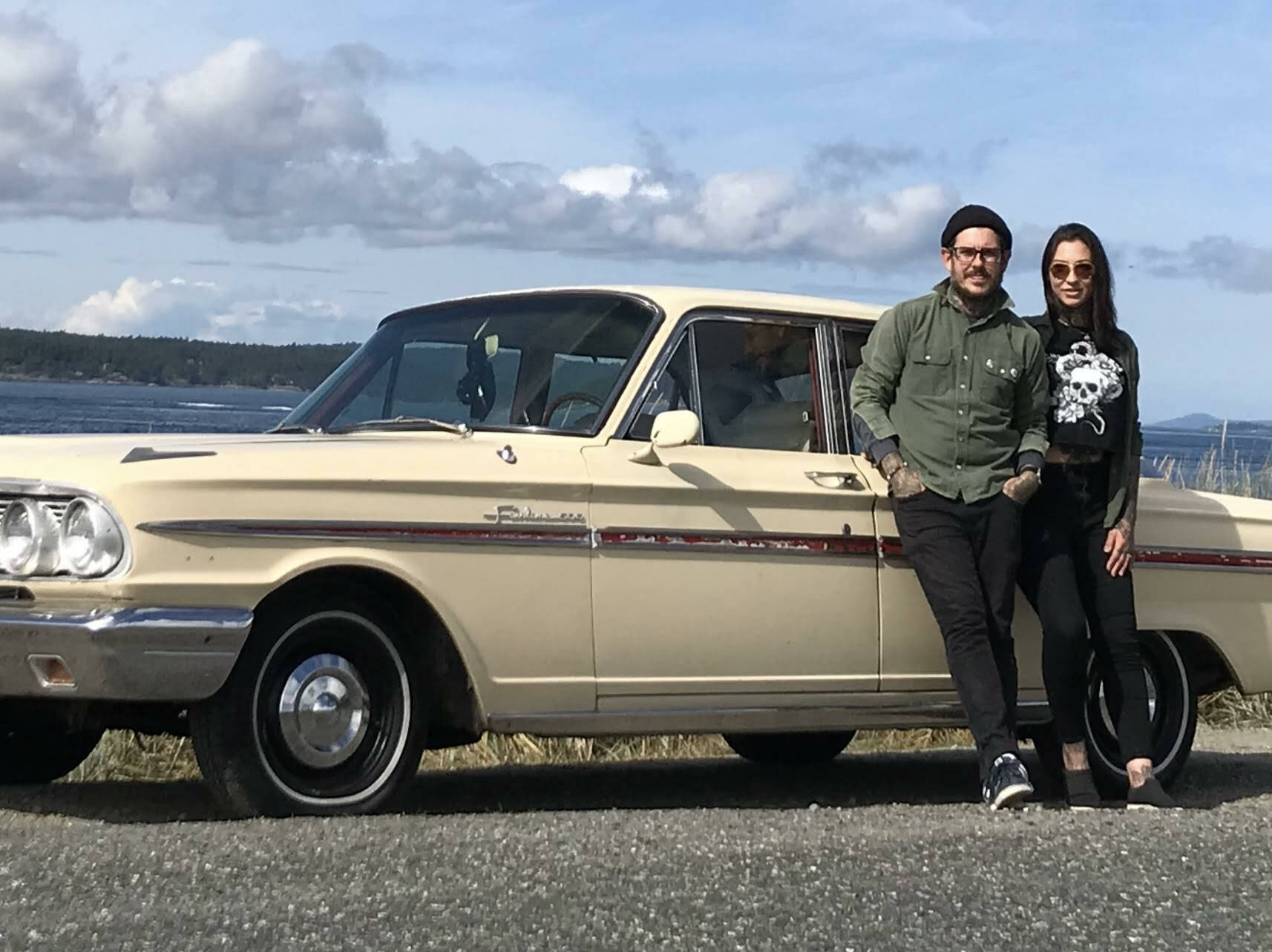 Dylan and Sara Rose on Lopez.