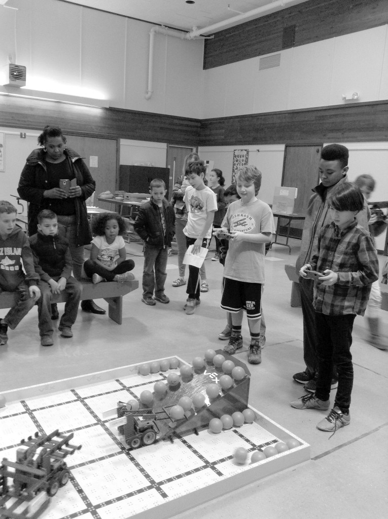 Contributed photo/ Ingrid VliettCommunity support helped enabled activities such as this VEX Robotics competition