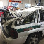 Tree falls on deputy’s car